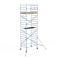 Rolsteiger Alumexx Light 135x190 7,2m werkhoogte tegen de gevel