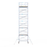Steigeraanhanger afsluitbaar 250 + Rolsteiger Basic 135x250 12,2m werkhoogte carbon vloer