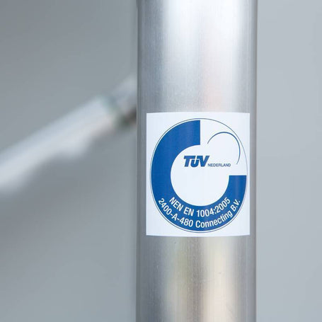 Rolsteiger Original 90x250 8,2m werkhoogte tegen de gevel