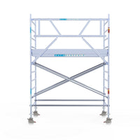 Rolsteiger Original  135x250 4,2m werkhoogte carbon vloer tegen de gevel