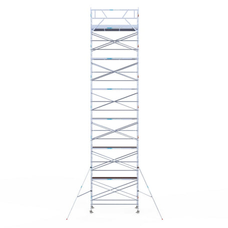 Rolsteiger Original  135x305 14,2m werkhoogte carbon vloer tegen de gevel