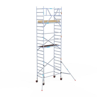 Rolsteiger Basic 90x190 7,2m werkhoogte tegen de gevel
