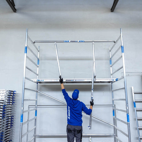 Rolsteiger Alumexx Extra 135x190 4,2m werkhoogte tegen de gevel