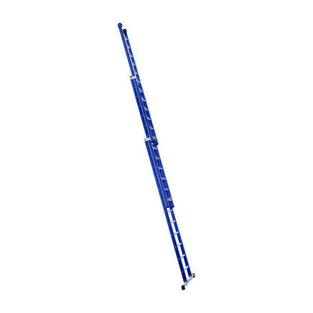 Eurostairs Reform ladder driedubbel recht 3x12 sporten BLAUW