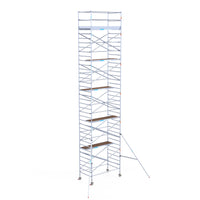 Steigeraanhanger afsluitbaar 250 + Rolsteiger Standaard 135x250 12,2m werkhoogte