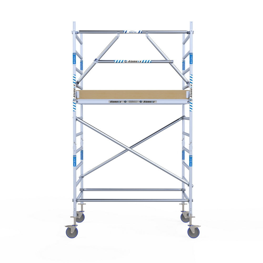 Rolsteiger Alumexx Extra 135x190 4,2m werkhoogte tegen de gevel