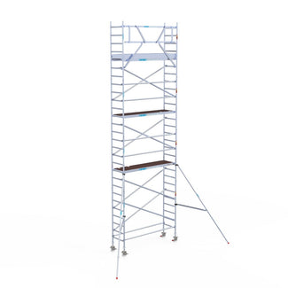 Rolsteiger Original 75x250 9,2m werkhoogte tegen de gevel