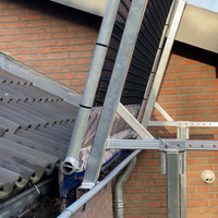 Euroscaffold Dakbeveiliging 30 mtr complete set Schuin Dak
