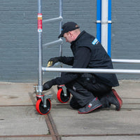 Rolsteiger Basic 75x190 4,2m werkhoogte tegen de gevel
