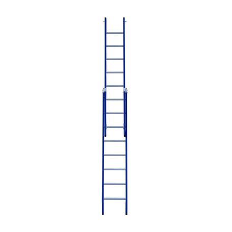 Eurostairs Reform ladder dubbel recht 2x8 sporten BLAUW