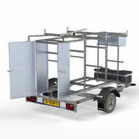 Steigeraanhanger afsluitbaar 2,5m - 1350 kg