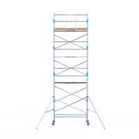 Rolsteiger Alumexx Light 90x250 9,2m werkhoogte tegen de gevel