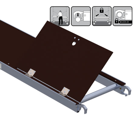 Rolsteiger Professional 90x305 4,2m werkhoogte vrijstaand