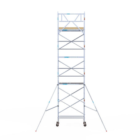 Rolsteiger Basic 75x190 9,2m werkhoogte tegen de gevel