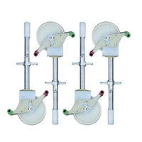 Steigeraanhanger 250 + Rolsteiger Standaard 135x250 6,2m werkhoogte enkele voorloopleuning