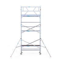 Rolsteiger Original  90x250 7,2m werkhoogte carbon vloer tegen de gevel