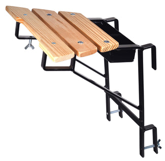 Ladder muurafhouder zwart (sport 40 mm)