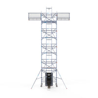 Zonnepanelen steiger 135x305 10,2m werkhoogte incl. Safeguard dakrandbeveiliging