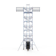 Zonnepanelen steiger 135x305 10,2m werkhoogte incl. Safeguard dakrandbeveiliging