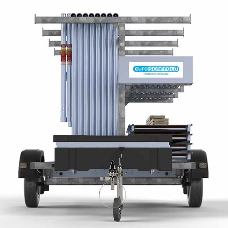 Steigeraanhanger 250 + Rolsteiger Basic 135x250 8,2m werkhoogte