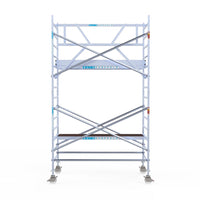 Rolsteiger Professional 135x250 5,2m werkhoogte carbon vloer tegen de gevel