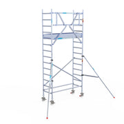 Rolsteiger Original  75x190 5,2m werkhoogte carbon vloer tegen de gevel