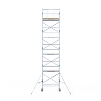 Rolsteiger Alumexx Light 75x190 10,2m werkhoogte tegen de gevel