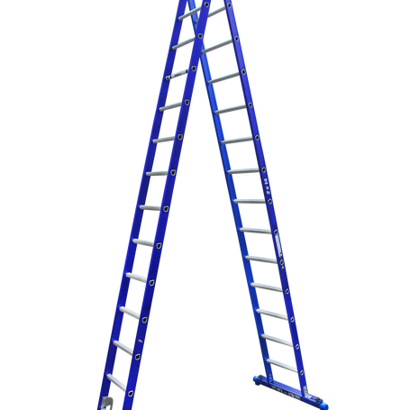 ASC XD Premium Ladder 2x14 recht met stabiliteitsbalk