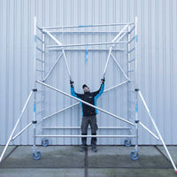 Rolsteiger Professional 135x305 6,2m werkhoogte carbon vloer vrijstaand