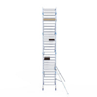 Rolsteiger Alumexx Light 135x190 9,2m werkhoogte tegen de gevel