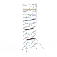 Steigeraanhanger Afsluitbaar 250 + Rolsteiger Basic 135x250 10,2m werkhoogte