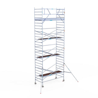 Rolsteiger Original  135x305 9,2m werkhoogte carbon vloer tegen de gevel