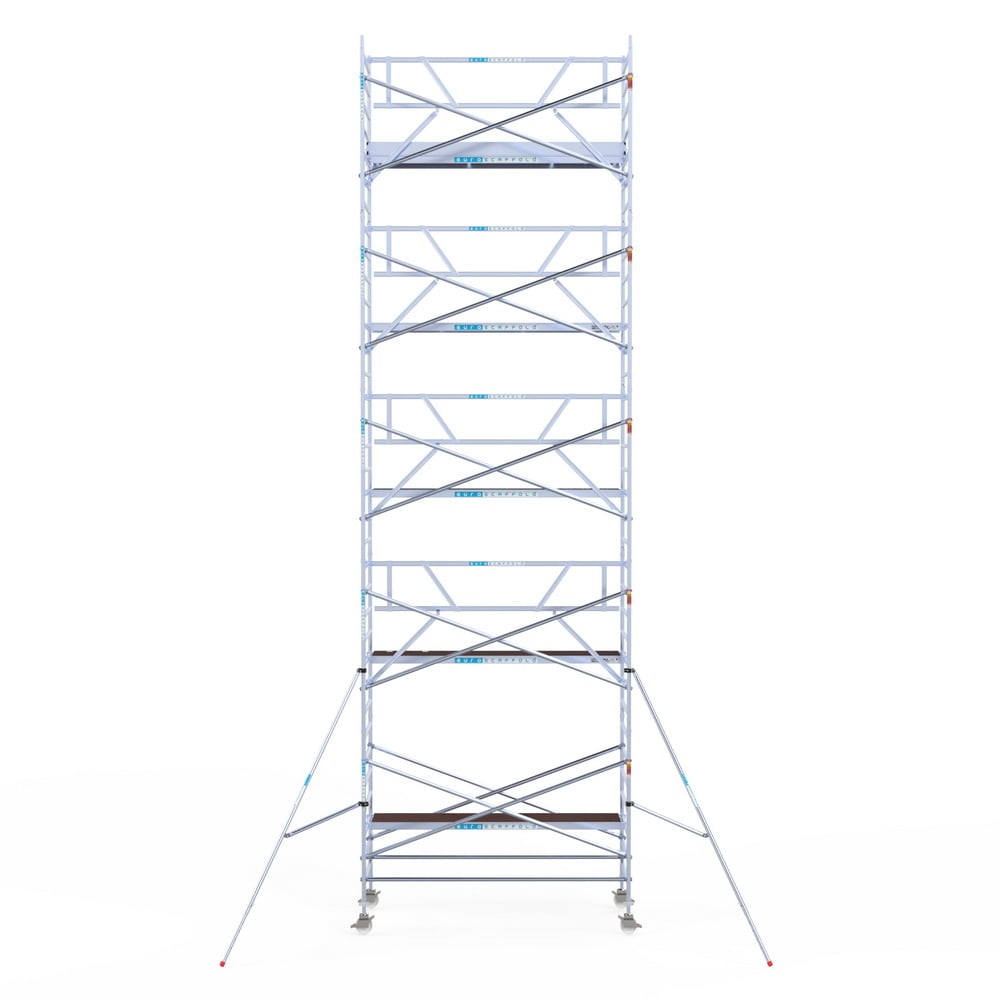 Rolsteiger Professional 135x305 11,2m werkhoogte carbon vloer tegen de gevel