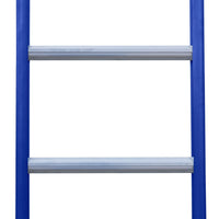 Eurostairs Ladder enkel recht 1x9 sporten BLAUW