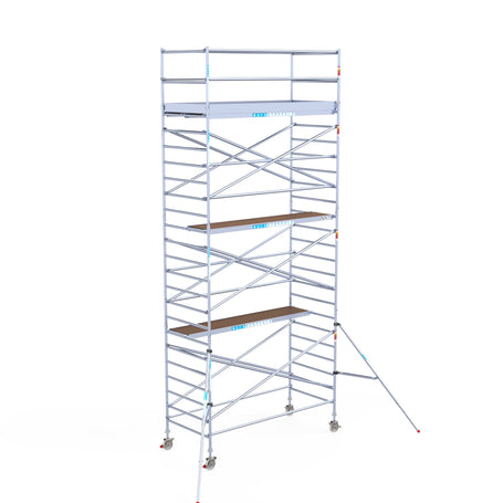 Steigeraanhanger afsluitbaar 305 + Rolsteiger Standaard 135x305 8,2m werkhoogte