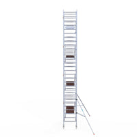 Rolsteiger Original  90x190 9,2m werkhoogte carbon vloer tegen de gevel