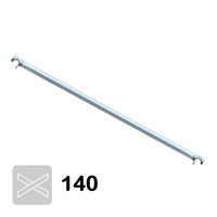 Diagonaal schoor 140 cm