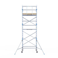 Rolsteiger Alumexx Light 135x190 7,2m werkhoogte tegen de gevel