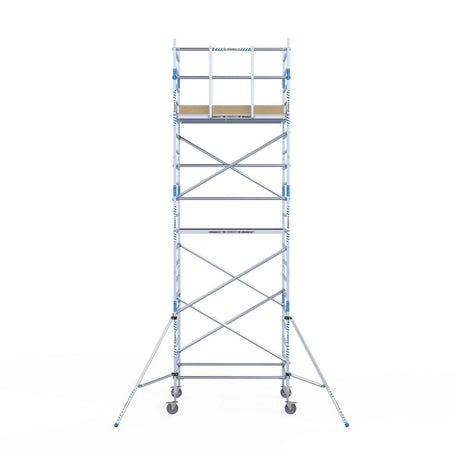 Rolsteiger Alumexx Light 135x190 7,2m werkhoogte tegen de gevel