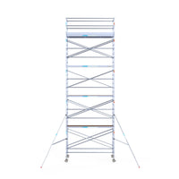 Steigeraanhanger afsluitbaar 305 + Rolsteiger Standaard 135x305 10,2m werkhoogte