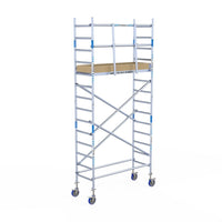 Rolsteiger Alumexx Light 75x190 5,2m werkhoogte tegen de gevel