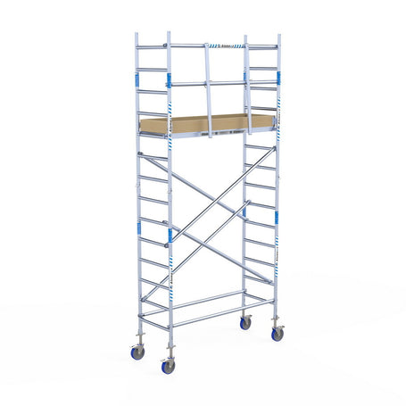 Rolsteiger Alumexx Light 75x190 5,2m werkhoogte tegen de gevel