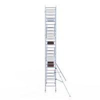Rolsteiger Original  90x250 8,2m werkhoogte carbon vloer tegen de gevel