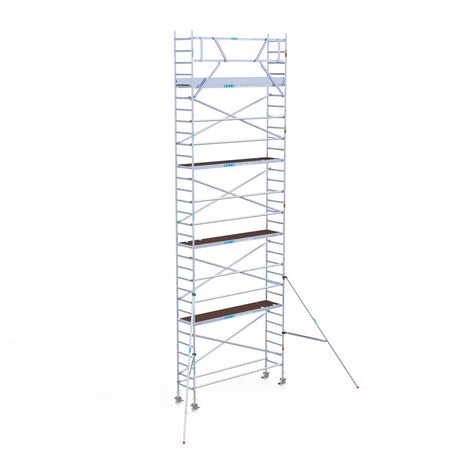 Rolsteiger Original  75x305 10,2m werkhoogte carbon vloer tegen de gevel