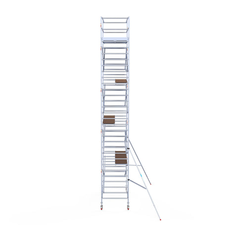 Steigeraanhanger afsluitbaar 305 + Rolsteiger Standaard 135x305 10,2m werkhoogte
