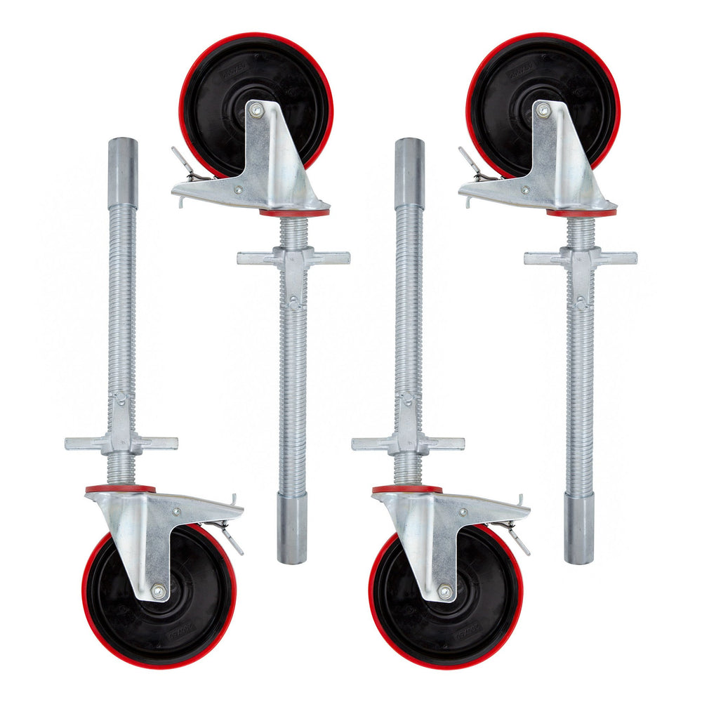 Rolsteiger Basic 90x190 7,2m werkhoogte carbon vloer tegen de gevel