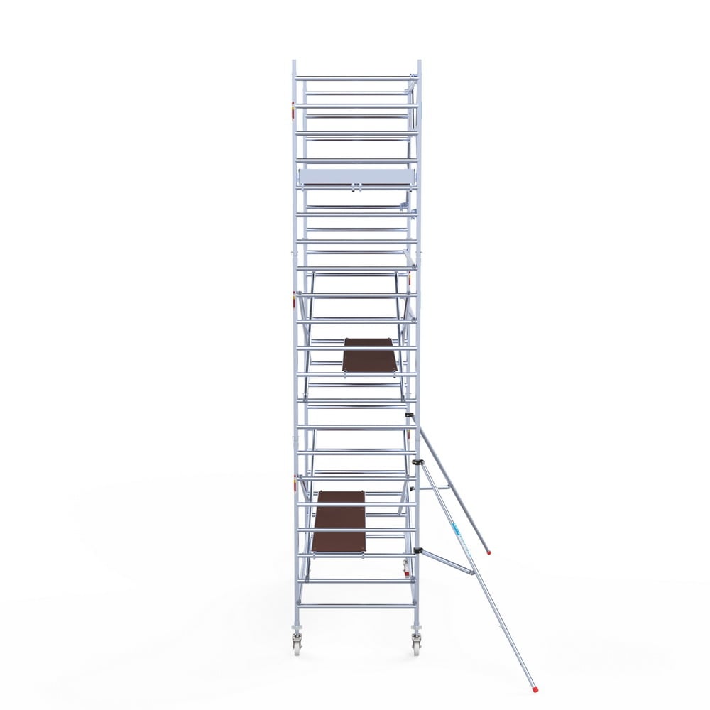 Rolsteiger Original  135x305 7,2m werkhoogte carbon vloer tegen de gevel