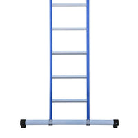 Eurostairs Ladder enkel recht 1x20 sporten BLAUW