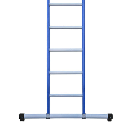Eurostairs Ladder enkel recht 1x20 sporten BLAUW