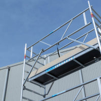 Rolsteiger Basic 75x190 8,2m werkhoogte tegen de gevel